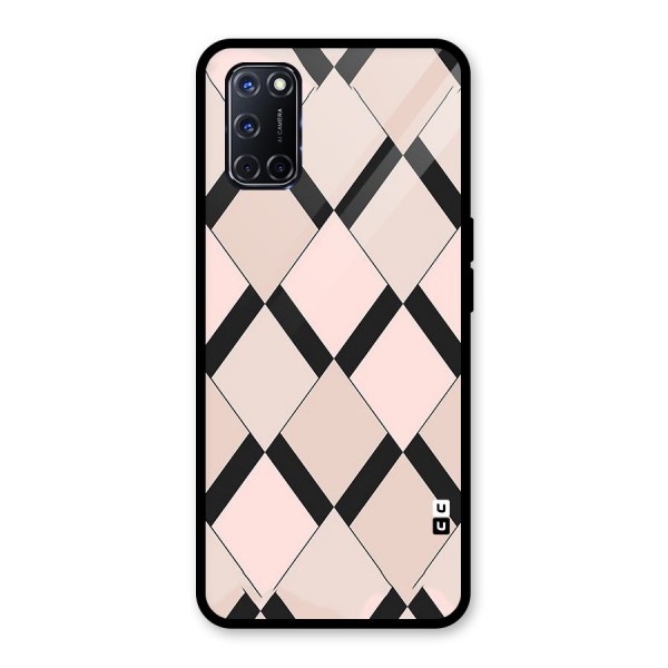 Light Pink Glass Back Case for Oppo A52