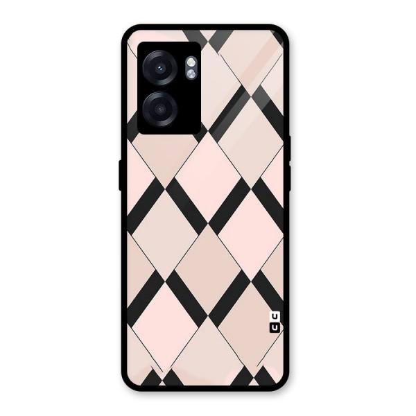 Light Pink Glass Back Case for Oppo K10 (5G)