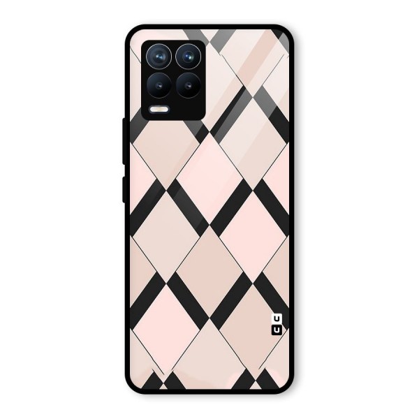 Light Pink Glass Back Case for Realme 8 Pro