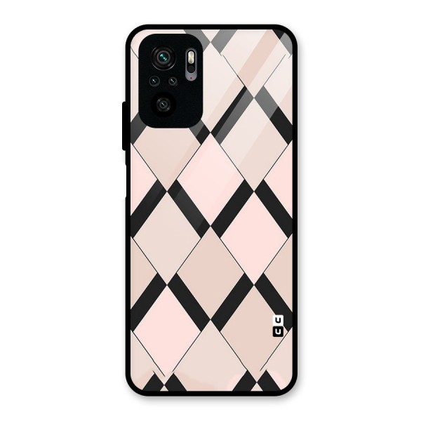 Light Pink Glass Back Case for Redmi Note 10