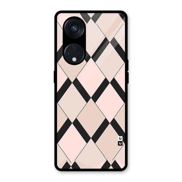 Light Pink Glass Back Case for Reno8 T 5G