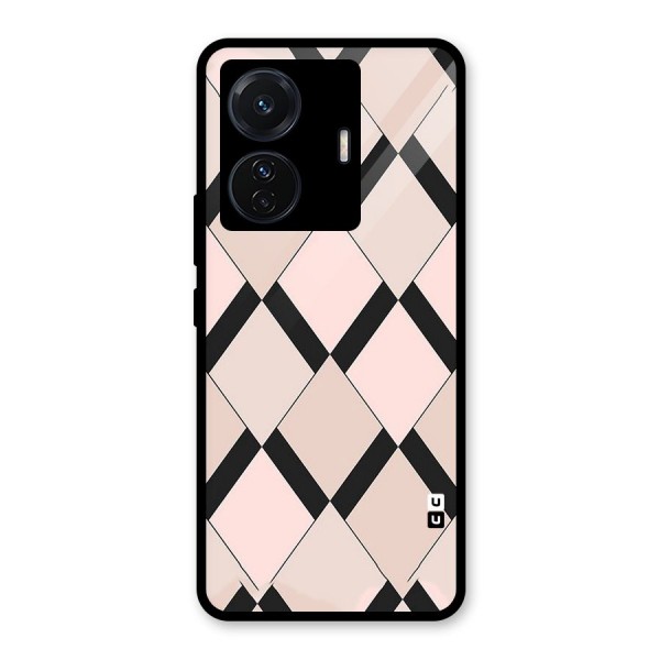 Light Pink Glass Back Case for Vivo T1 Pro