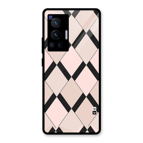 Light Pink Glass Back Case for Vivo X70 Pro