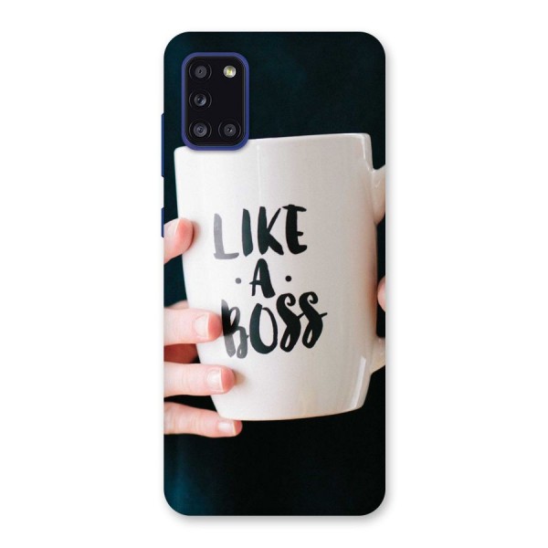 Like a Boss Back Case for Galaxy A31