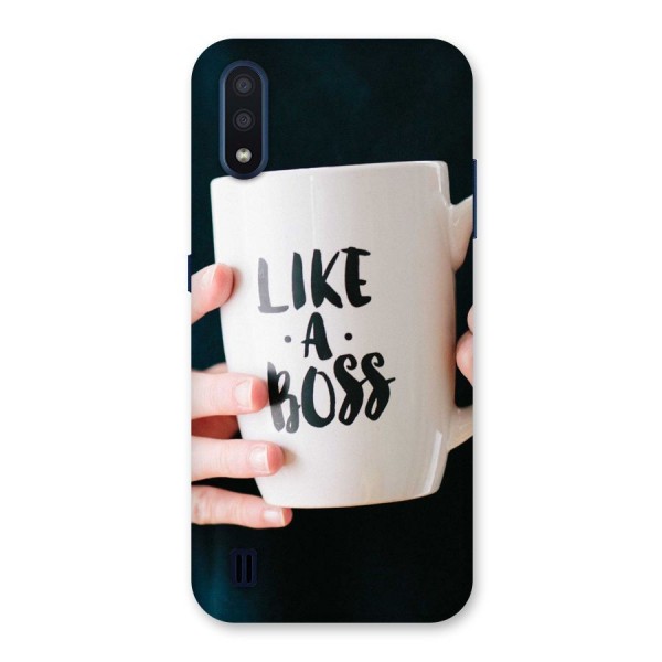 Like a Boss Back Case for Galaxy M01