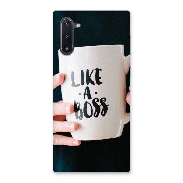 Like a Boss Back Case for Galaxy Note 10