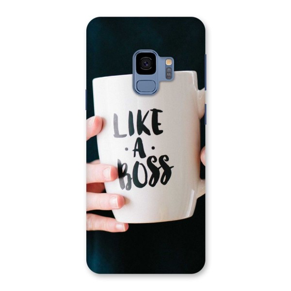 Like a Boss Back Case for Galaxy S9