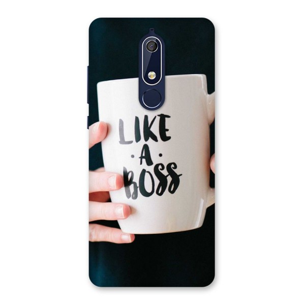 Like a Boss Back Case for Nokia 5.1