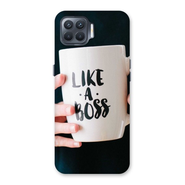 Like a Boss Back Case for Oppo F17 Pro