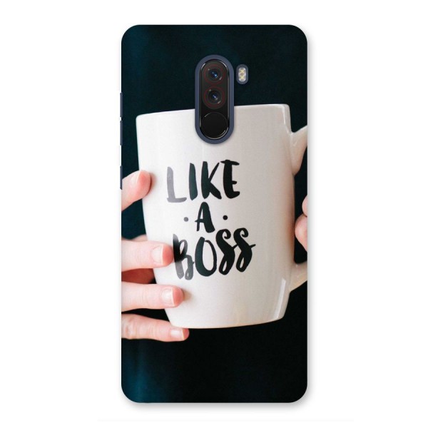 Like a Boss Back Case for Poco F1