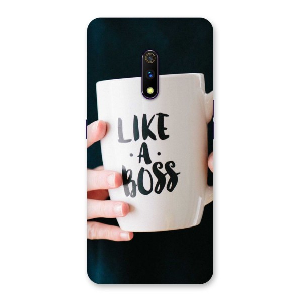 Like a Boss Back Case for Realme X