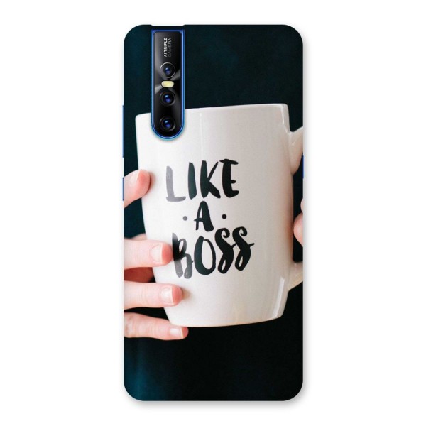 Like a Boss Back Case for Vivo V15 Pro