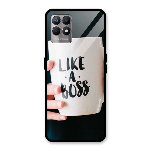 Like a Boss Glass Back Case for Realme 8i