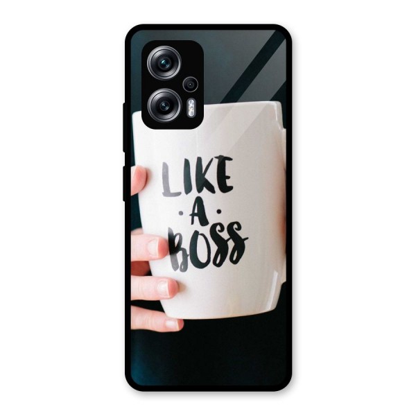 Like a Boss Glass Back Case for Redmi K50i