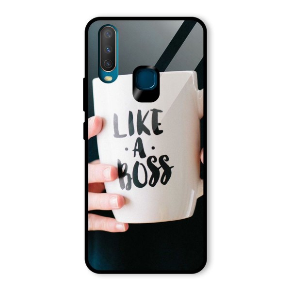 Like a Boss Glass Back Case for Vivo Y12