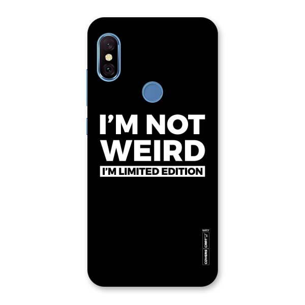 Limited Edition Back Case for Redmi Note 6 Pro