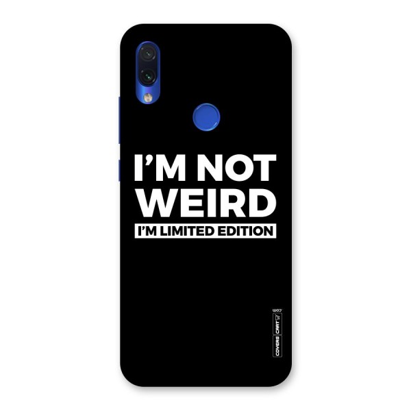 Limited Edition Back Case for Redmi Note 7