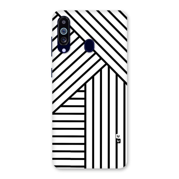 Lines Pattern Stripes Back Case for Galaxy A60