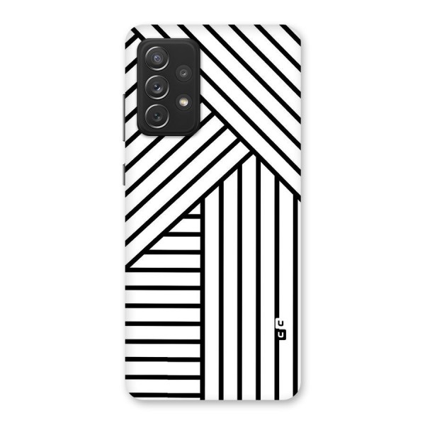 Lines Pattern Stripes Back Case for Galaxy A72