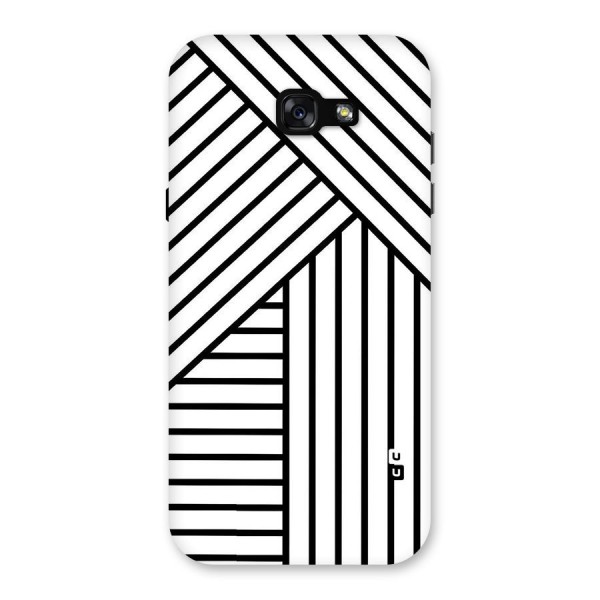 Lines Pattern Stripes Back Case for Galaxy A7 (2017)