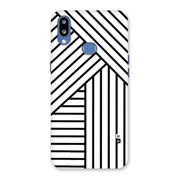 Lines Pattern Stripes Back Case for Galaxy M01s