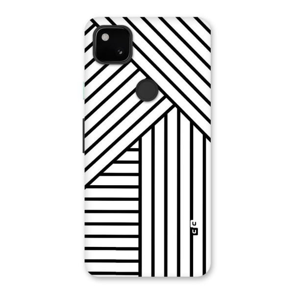 Lines Pattern Stripes Back Case for Google Pixel 4a