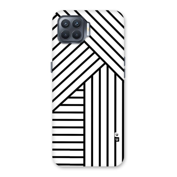 Lines Pattern Stripes Back Case for Oppo F17 Pro