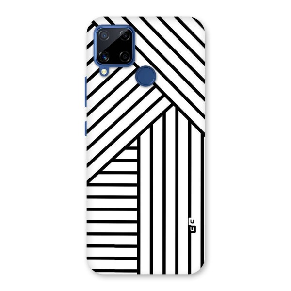 Lines Pattern Stripes Back Case for Realme C12