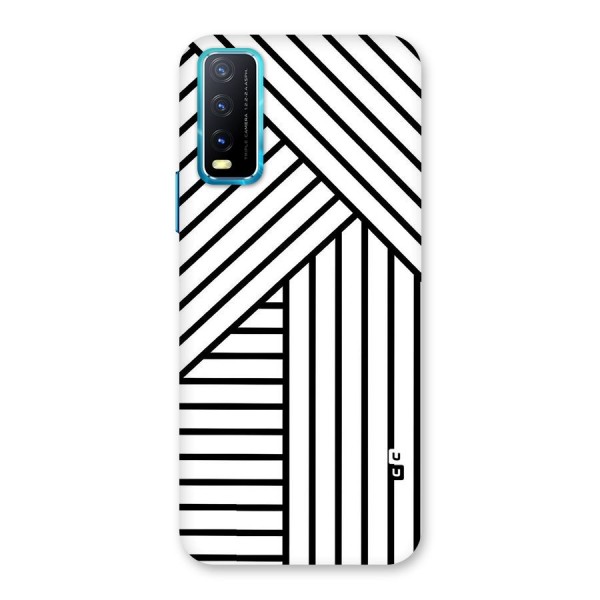 Lines Pattern Stripes Back Case for Vivo Y12s