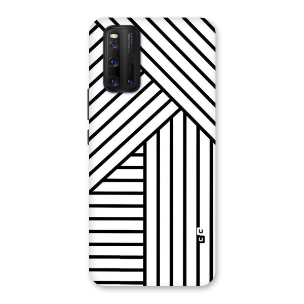 Lines Pattern Stripes Back Case for Vivo iQOO 3