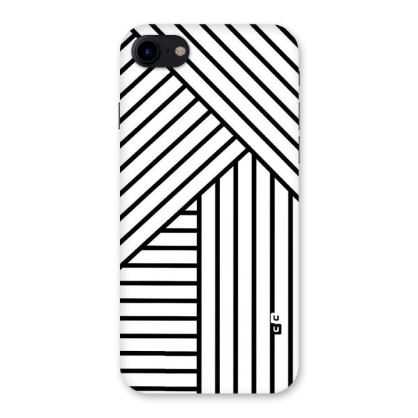 Lines Pattern Stripes Back Case for iPhone SE 2020