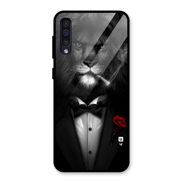 Lion Class Glass Back Case for Galaxy A50s