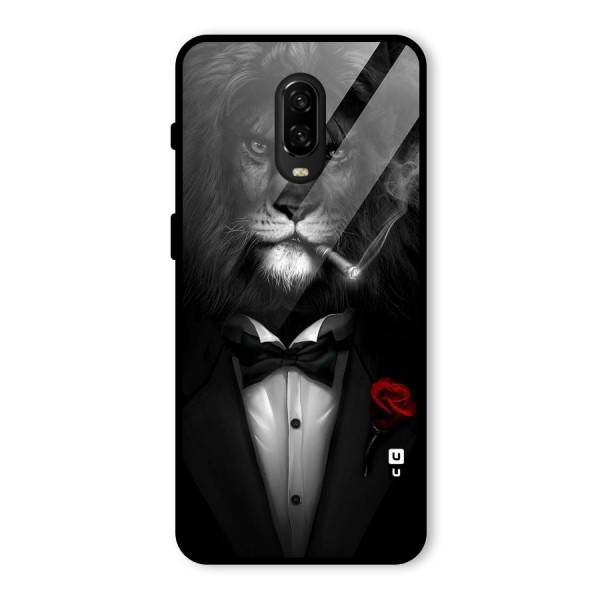 Lion Class Glass Back Case for OnePlus 6T