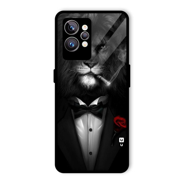 Lion Class Glass Back Case for Realme GT2 Pro