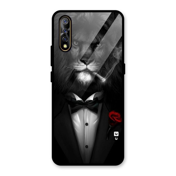 Lion Class Glass Back Case for Vivo Z1x