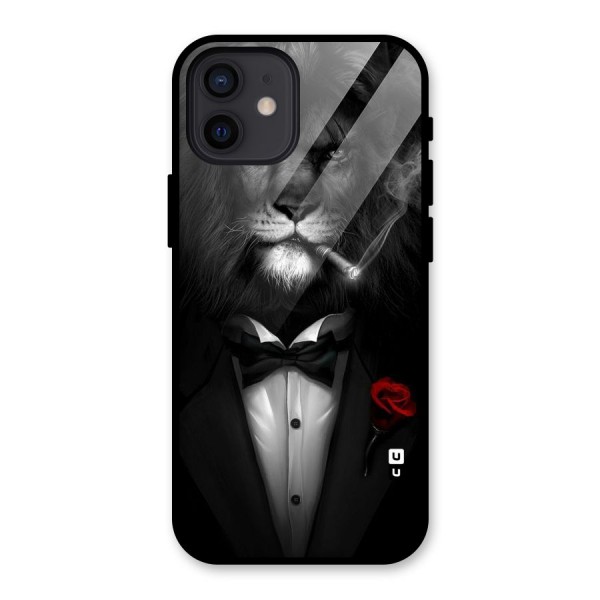 Lion Class Glass Back Case for iPhone 12