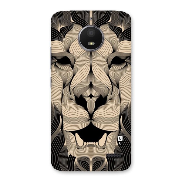 Lion Shape Design Back Case for Moto E4