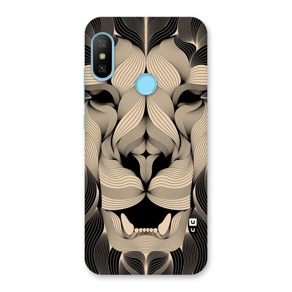 Lion Shape Design Back Case for Redmi 6 Pro