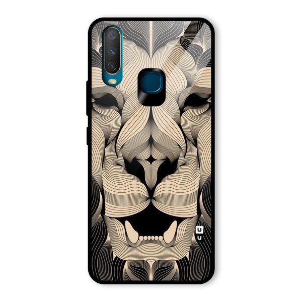 Lion Shape Design Glass Back Case for Vivo Y12