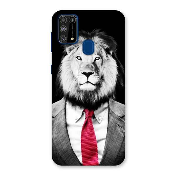 Lion with Red Tie Back Case for Galaxy F41