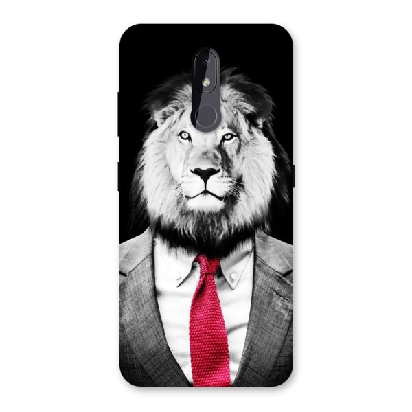 Lion with Red Tie Back Case for Nokia 3.2