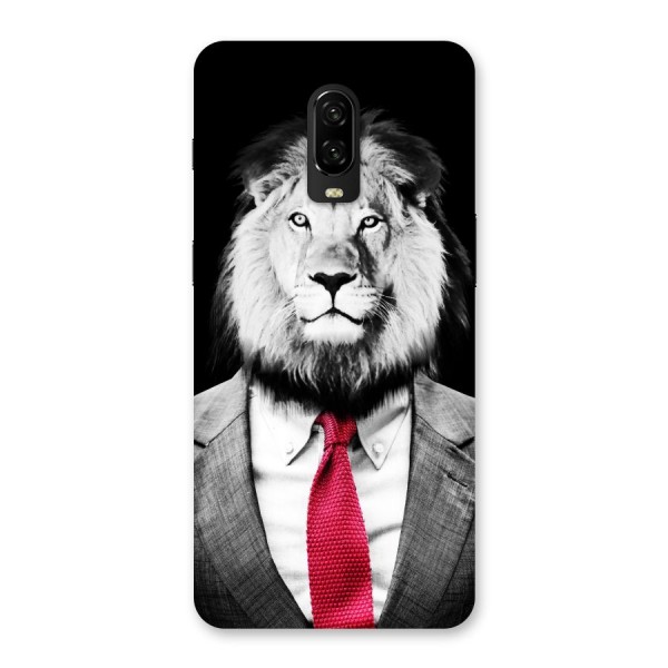 Lion with Red Tie Back Case for OnePlus 6T