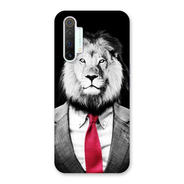 Lion with Red Tie Back Case for Realme X3