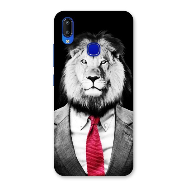 Lion with Red Tie Back Case for Vivo Y91