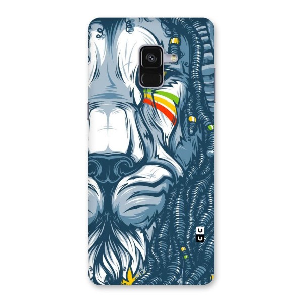 Lionic Face Back Case for Galaxy A8 Plus