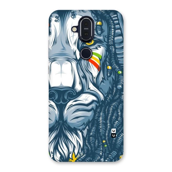 Lionic Face Back Case for Nokia 8.1