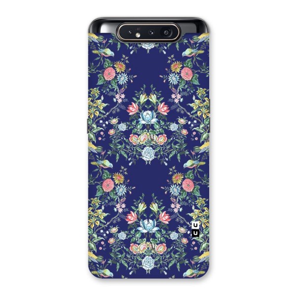 Little Flowers Pattern Back Case for Galaxy A80