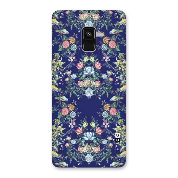 Little Flowers Pattern Back Case for Galaxy A8 Plus