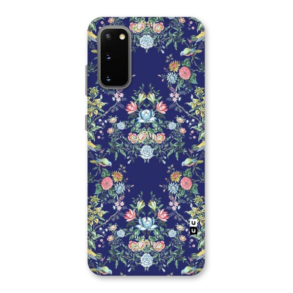 Little Flowers Pattern Back Case for Galaxy S20