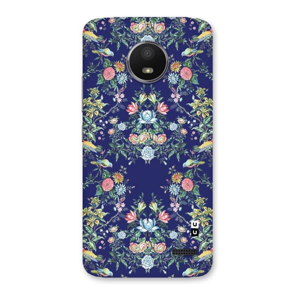 Little Flowers Pattern Back Case for Moto E4